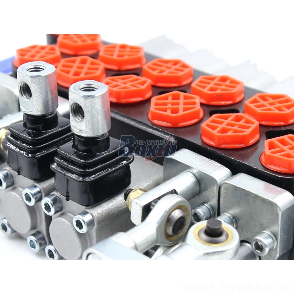 Industrial Hydraulic Systems | 6 Spool Monoblock Directional Valve | Factory Supply detail image